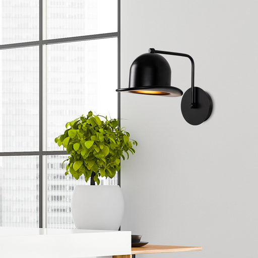 Aplică Asi Home Fötr Sivani - MR-324, Negru, Ø12 cm