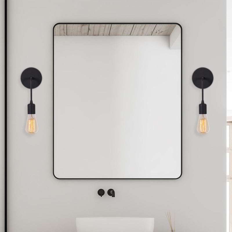 Aplică Asi Home Dartini - MR - 887, Negru, Ø12 cm