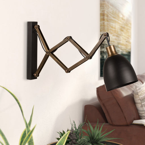 Aplică Asi Home Sivani - MR - 725, Negru, Ø16 cm