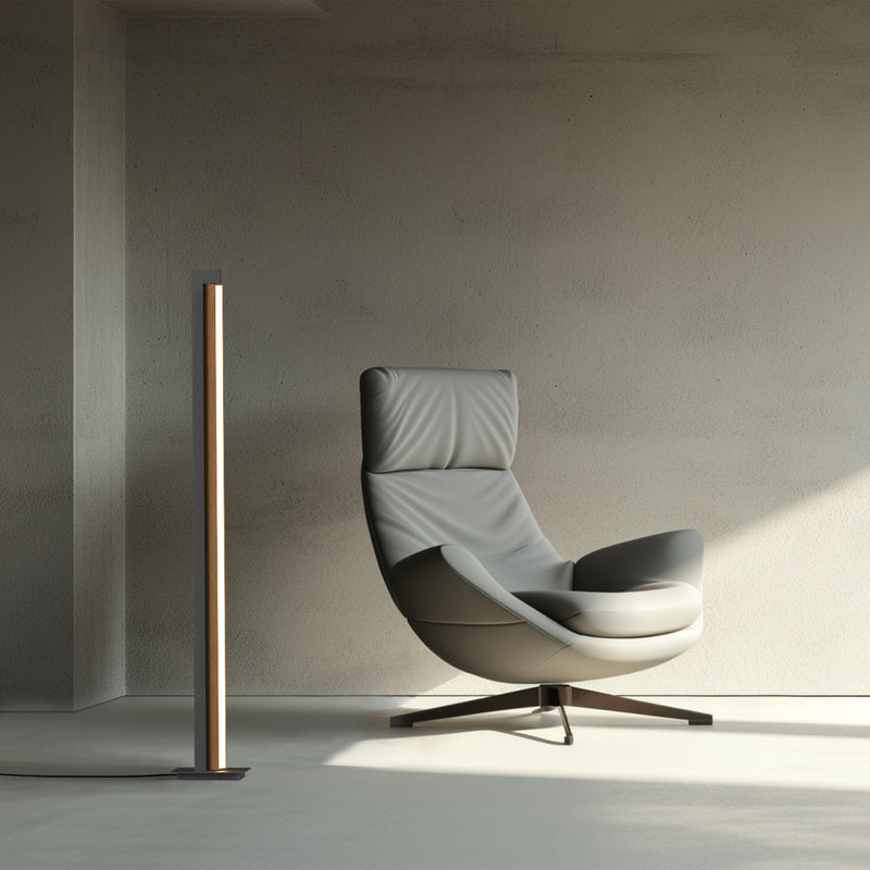 Lampadar Paul Neuhaus PURE-LINES LED Lemn