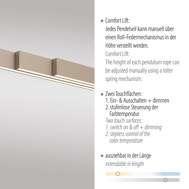 Lustra Paul Neuhaus ADRIANA COMFORT LIFT LED Alama