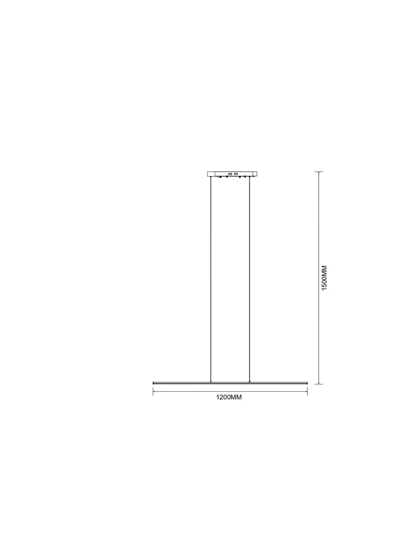 Lustra Zuma Line ESERO LED Negru