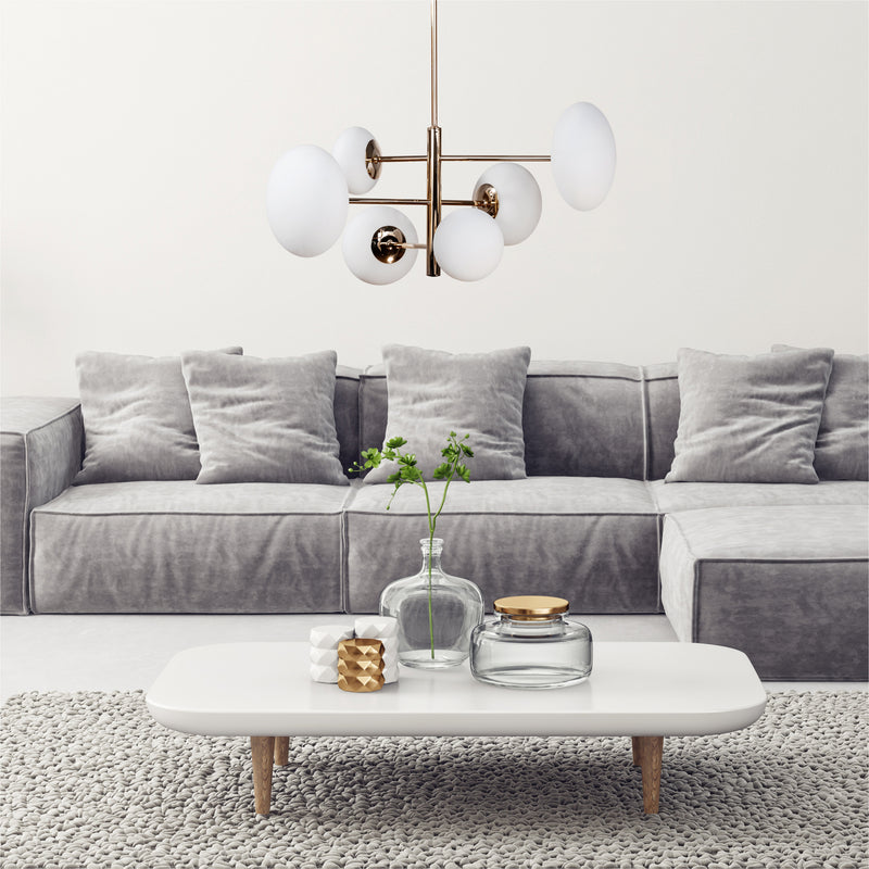 Lustra Zuma Line OMI 6xG9 LED Auriu