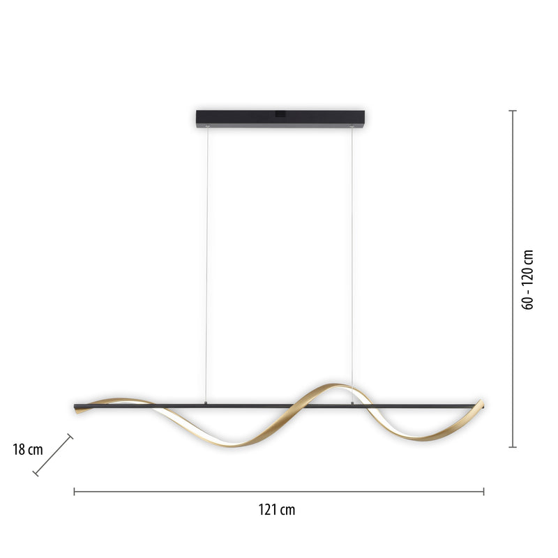 Lustra Paul Neuhaus Q-SWING LED Alama Mat