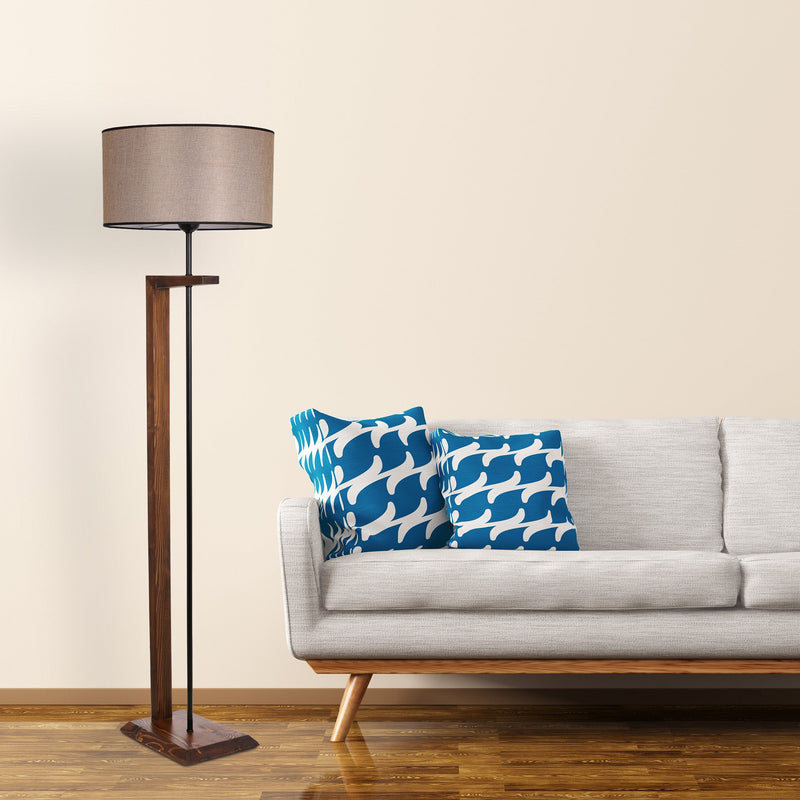 Lampadar Asi Home 8276-3, Walnut, Ø45 cm