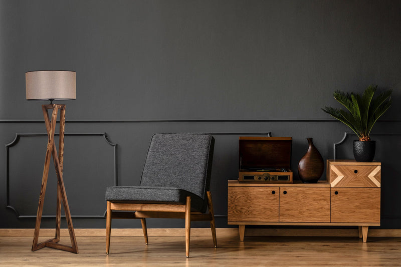Lampadar Asi Home 8279-4, Maro, Ø43 cm