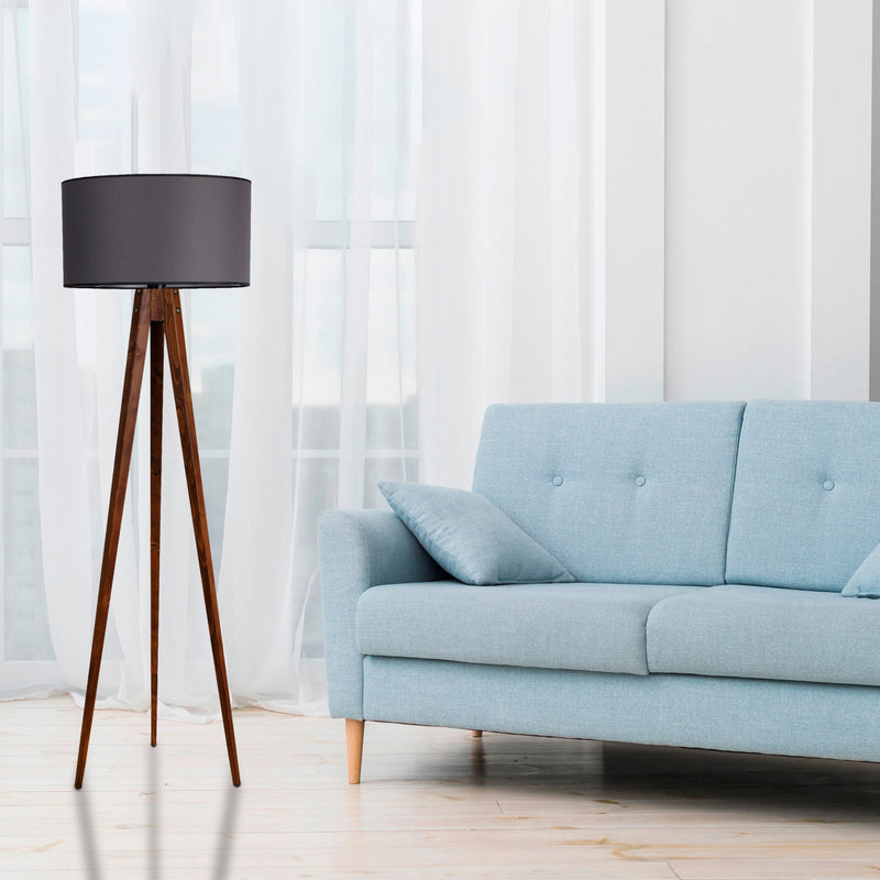 Lampadar Asi Home 8284-1, Walnut, Ø50 cm