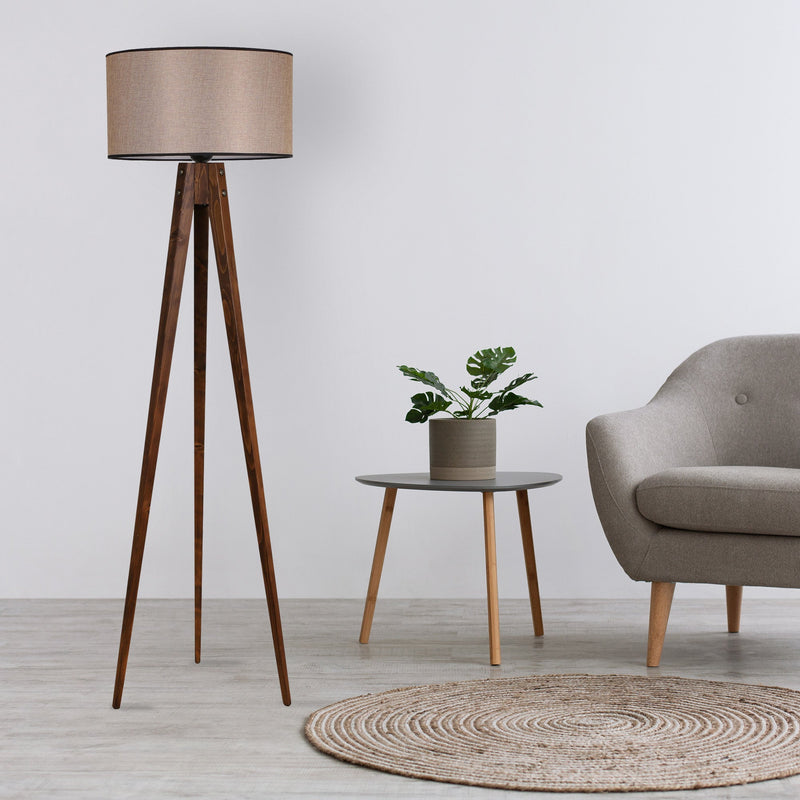 Lampadar Asi Home 8284-2, Walnut, Ø50 cm