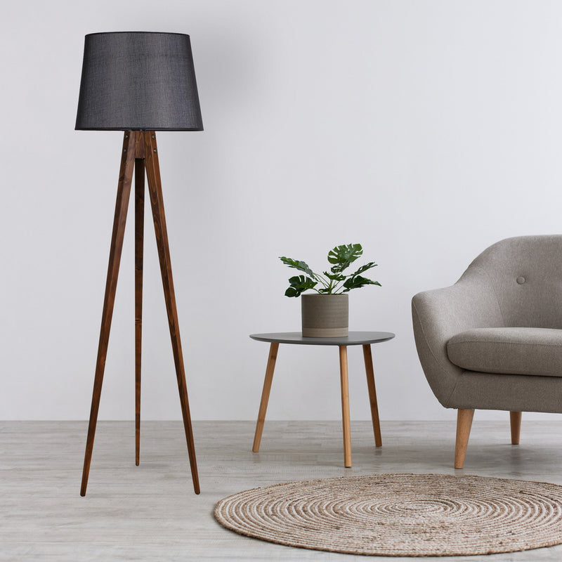 Lampadar Asi Home 8284-4, Negru, Ø50 cm