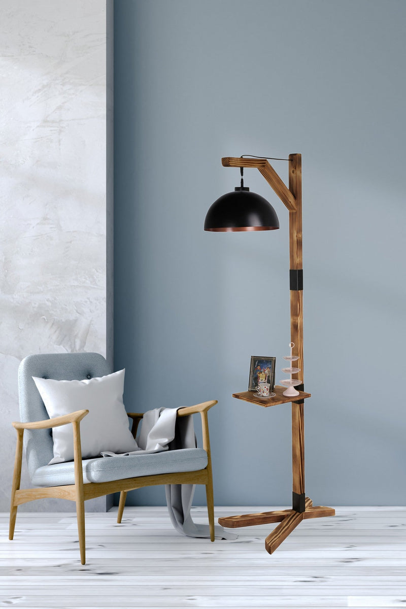 Lampadar Asi Home 8420-1, Negru