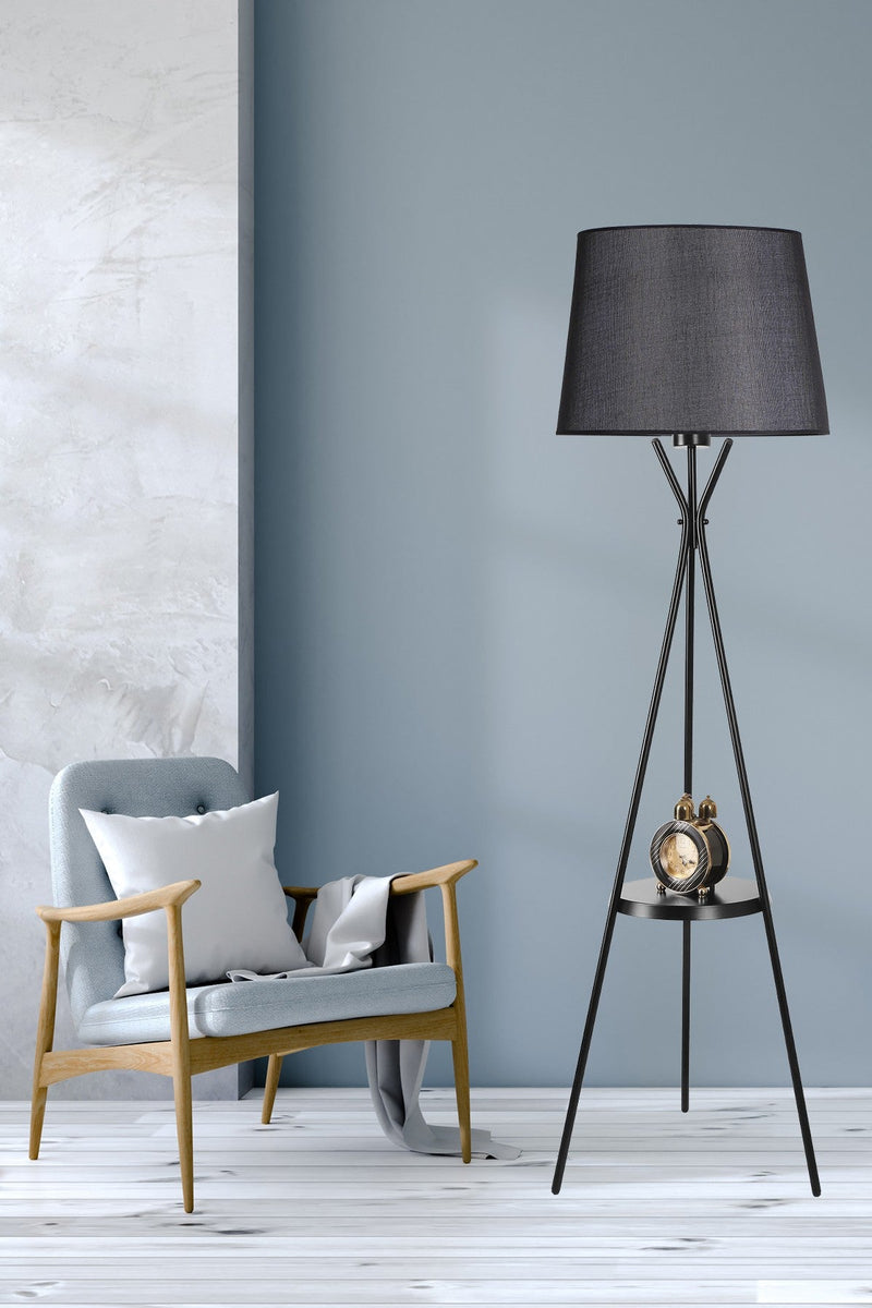 Lampadar Asi Home 8425-7, Negru, Ø50 cm