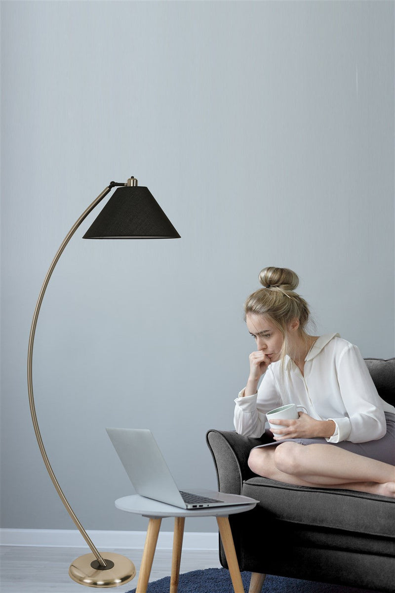 Lampadar Asi Home 8538-3, Negru, Ø30 cm