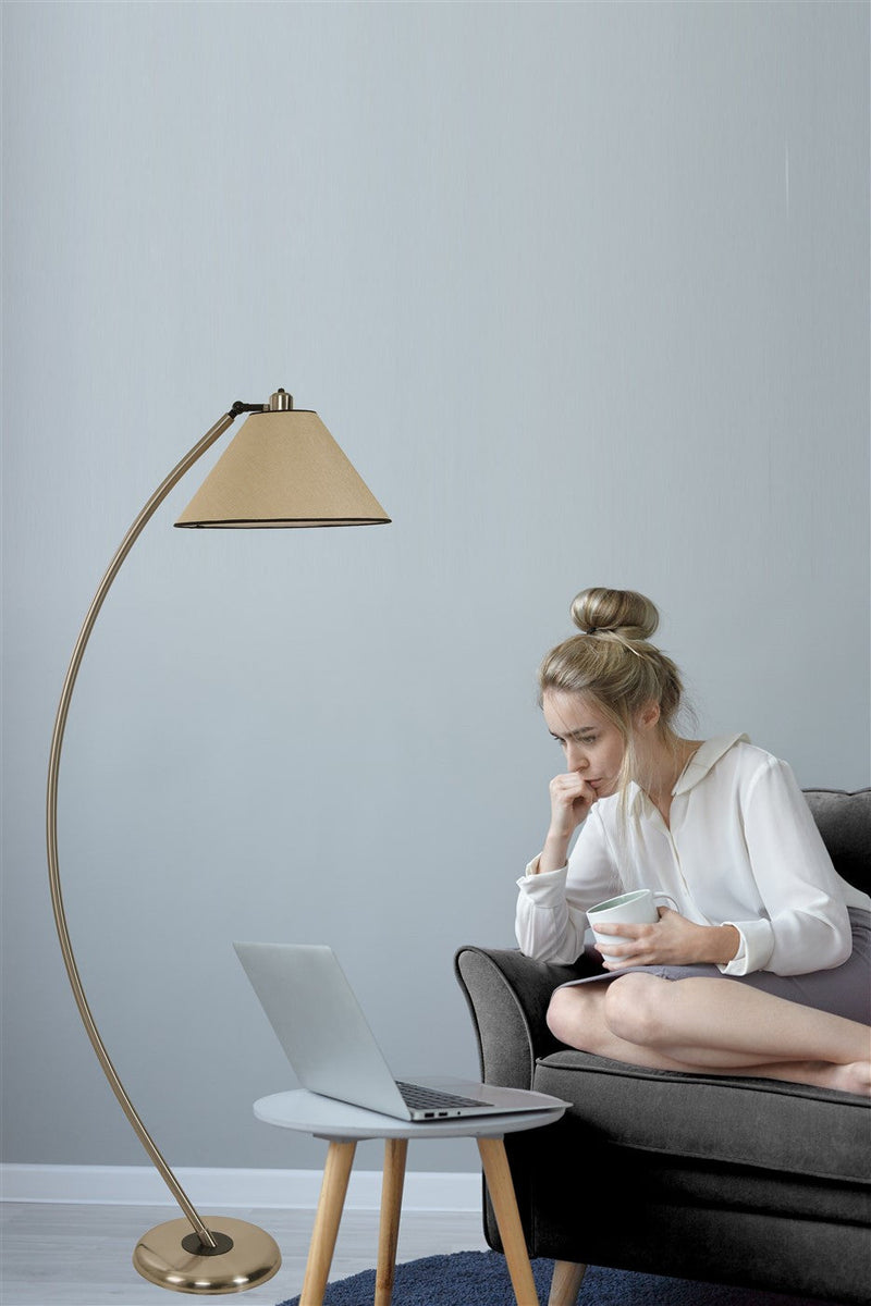 Lampadar Asi Home 8538-4, Crom, Ø30 cm