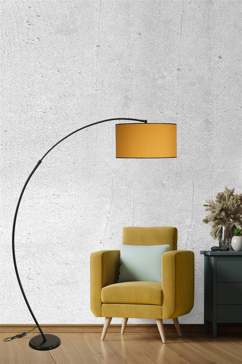 Lampadar Asi Home 8542-9, Galben, Ø30 cm