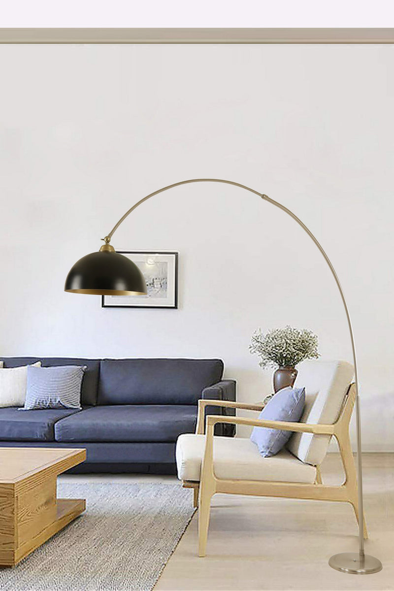 Lampadar Asi Home 8544-1, Crom, Ø40 cm