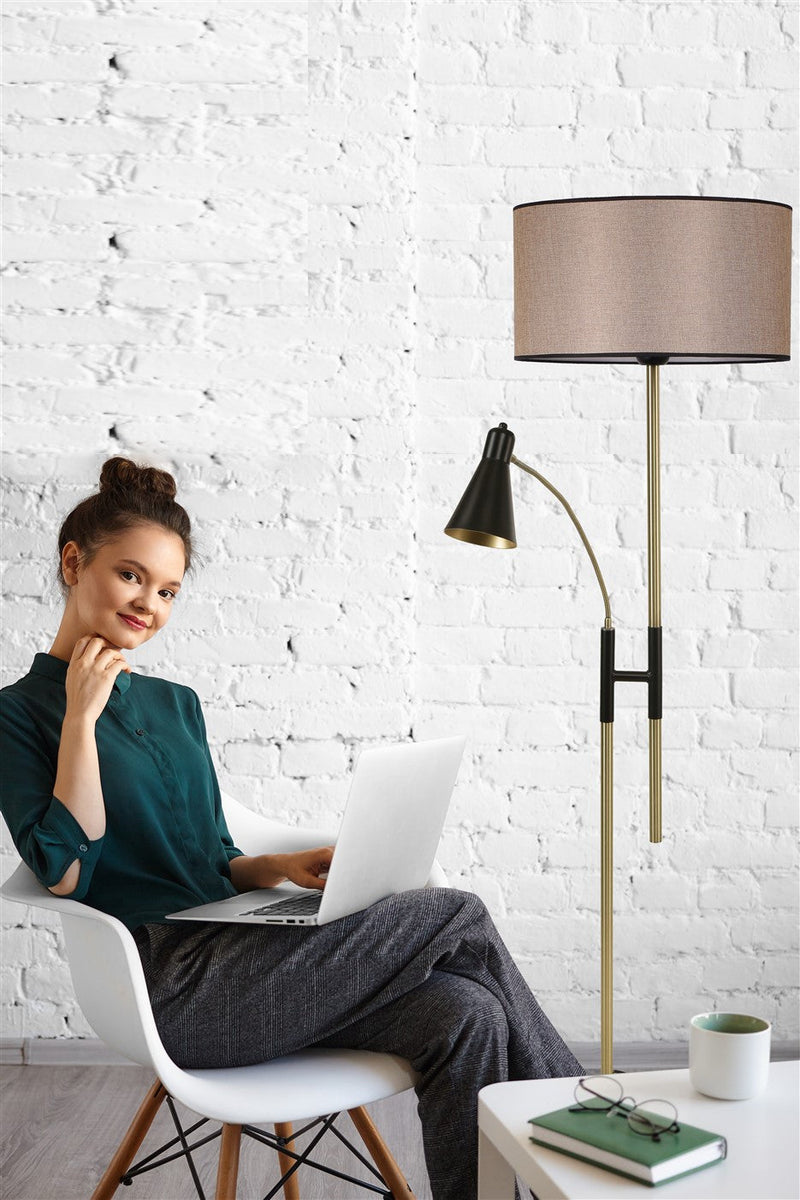 Lampadar Asi Home 8547-4, Wicker, Ø30 cm