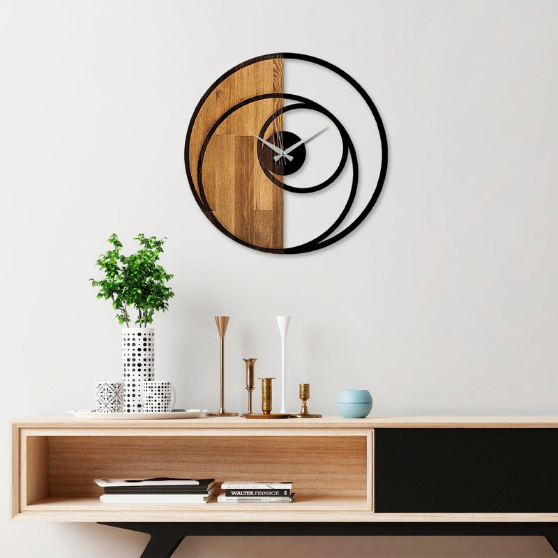 Ceas de Perete Asi Home Circle, Walnut
