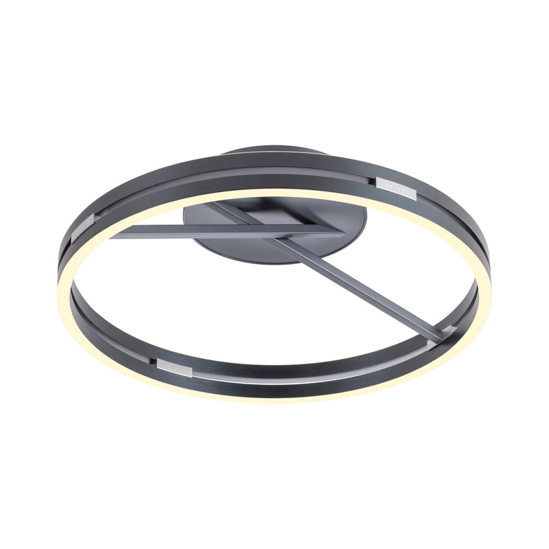 Plafoniera Paul Neuhaus PURE LOOP 2xLED Gri
