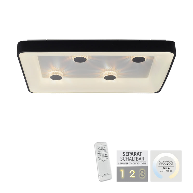 Plafoniera Paul Neuhaus VERTIGO LED Negru