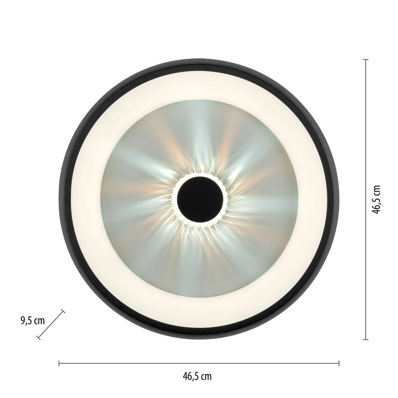 Plafoniera Zuma Line VERTIGO LED Negru