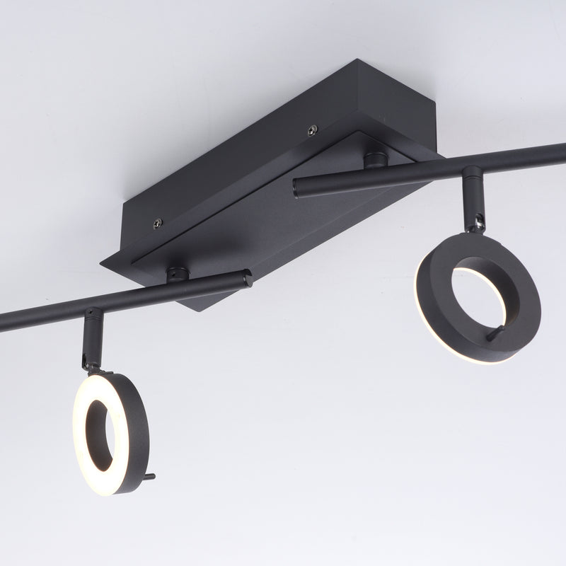 Plafoniera Paul Neuhaus SILEDA 4xLED Negru