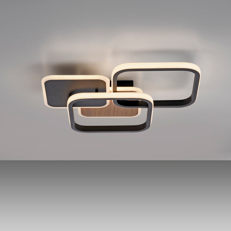 Plafoniera Zuma Line SEVENT LED Lemn Decor