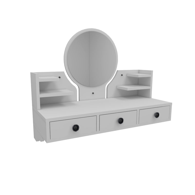 Masa de Machiaj Asi Home Polina - White PAL 37X90X75 cm