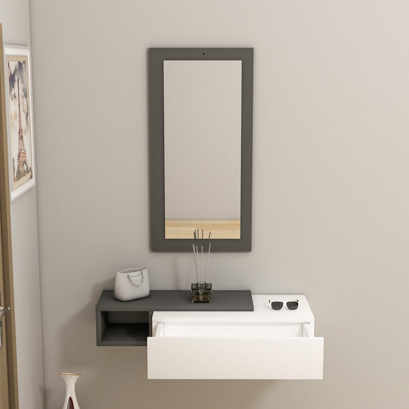 Consola Asi Home Vien - Anthracite, White PAL 30X82X16 cm