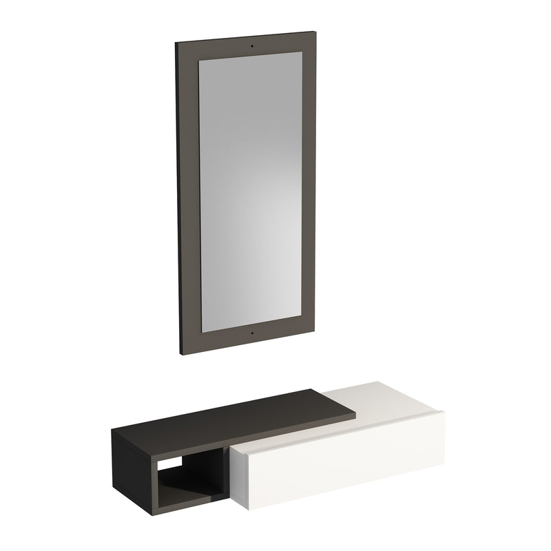 Consola Asi Home Vien - Anthracite, White PAL 30X82X16 cm