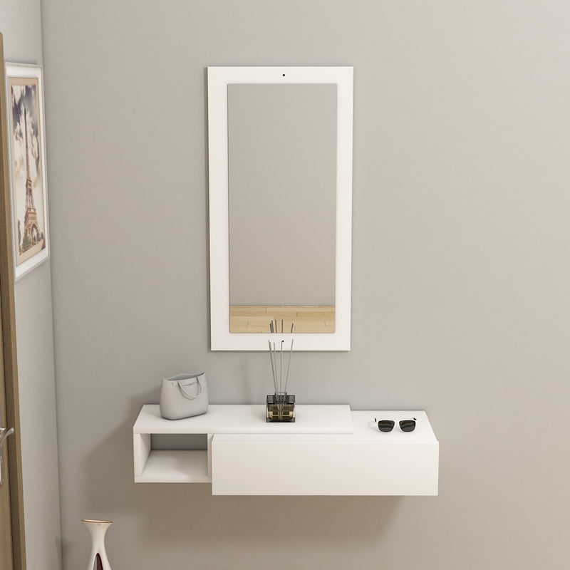 Consola Asi Home Vien - White PAL 30X82X16 cm
