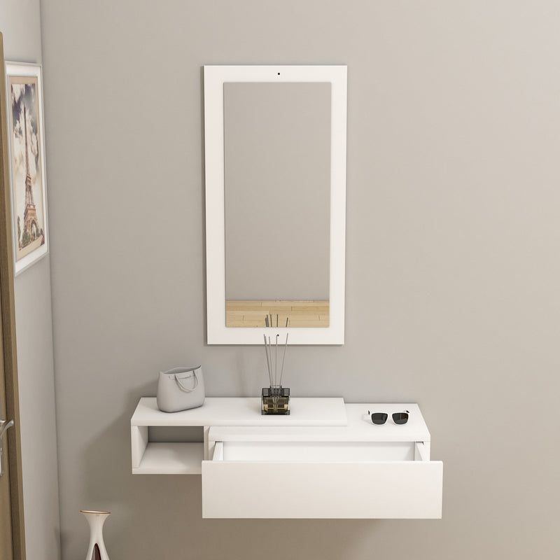 Consola Asi Home Vien - White PAL 30X82X16 cm