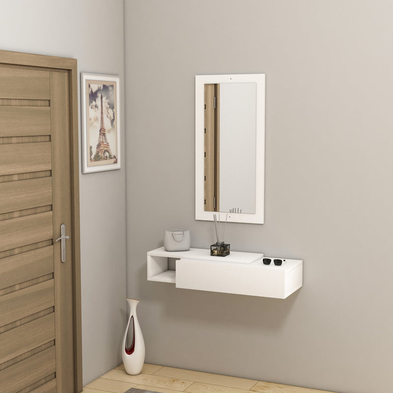 Consola Asi Home Vien - White PAL 30X82X16 cm