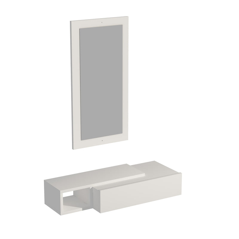 Consola Asi Home Vien - White PAL 30X82X16 cm