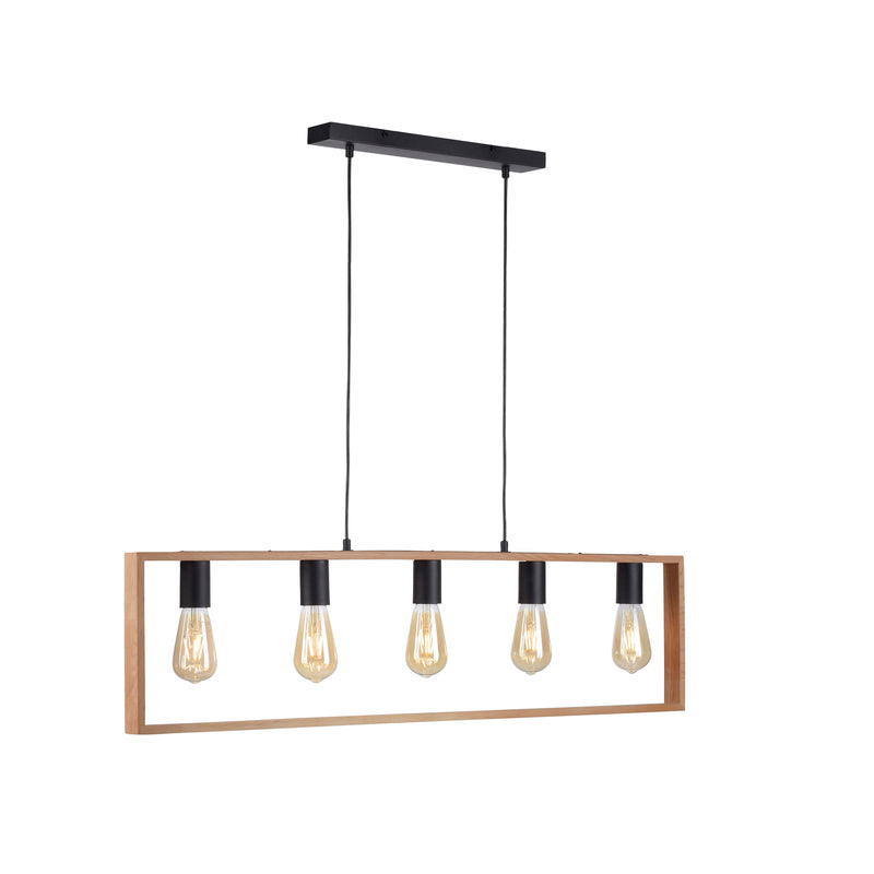 Lustra Paul Neuhaus FRANKY 5xE27 Negru