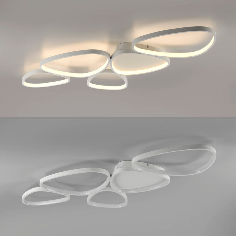Plafoniera Zuma Line PEBBLES LED Alb