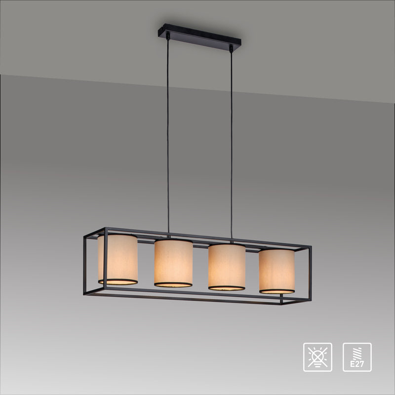 Lustra Paul Neuhaus RAVEN 4xE27 Bej