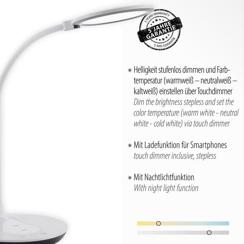 Veioza Paul Neuhaus ASTRID LED Alb