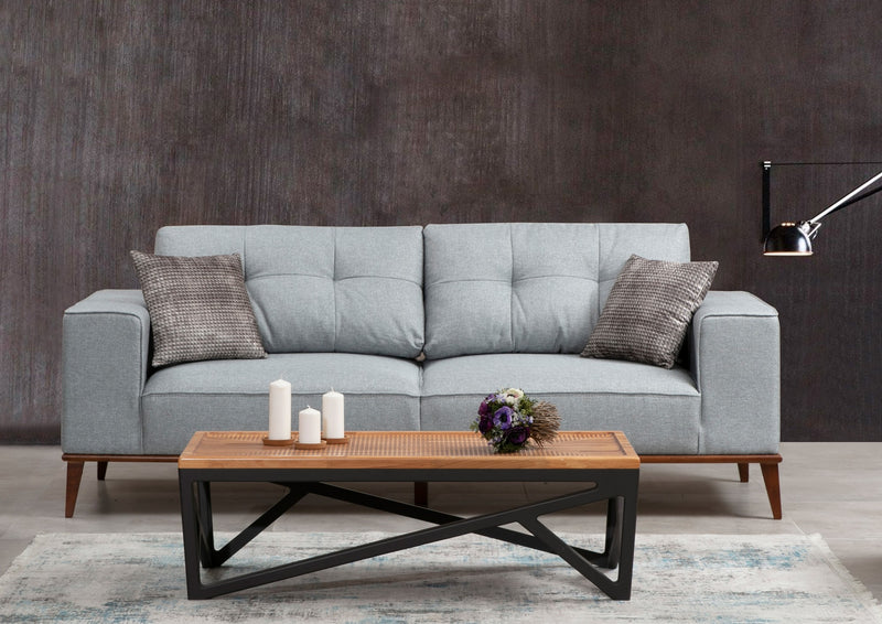 Canapea Extensibila cu 3 Locuri Asi Home Montana 3 Lemn de Fag | PAL 91X223X85 cm