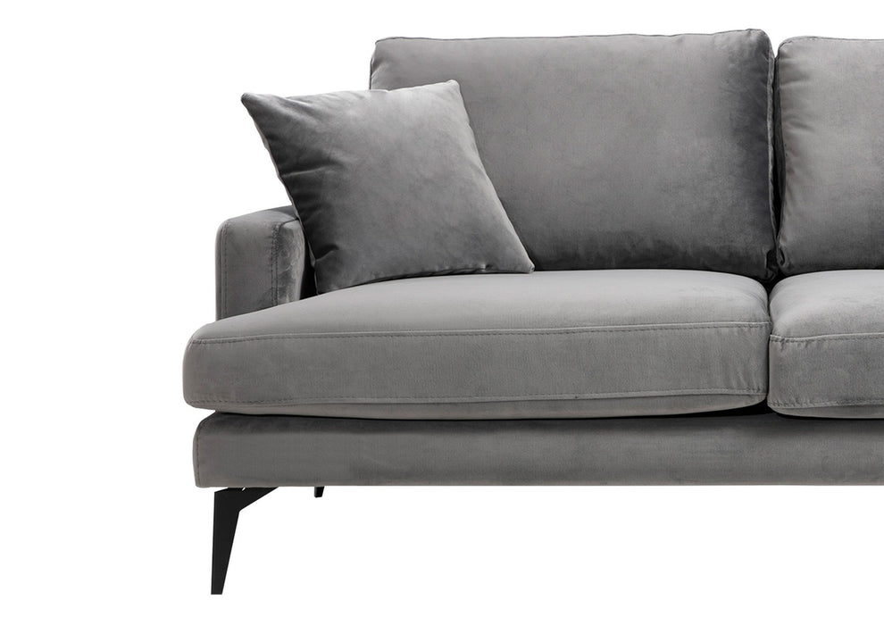 Canapea 2 Locuri Asi Home Papira 2- Grey Lemn | Tesatura 90X175X88 cm