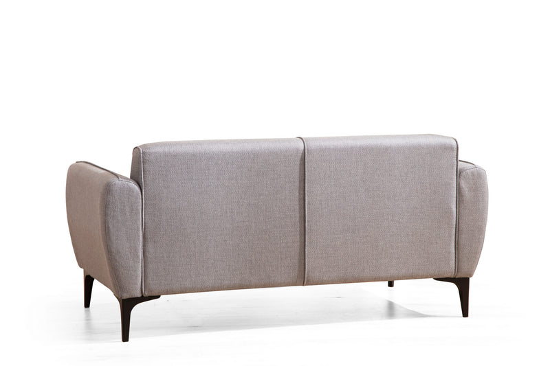 Canapea 2 Locuri Asi Home Belissimo 2- Grey Lemn | Tesatura 95X180X67 cm