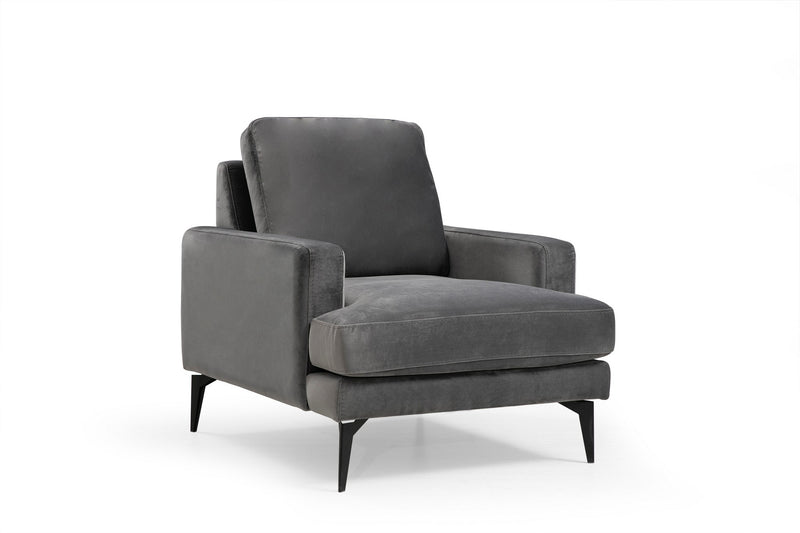 Fotoliu Asi Home Papira - Anthracite Lemn de Fag | PAL 90X80X88 cm