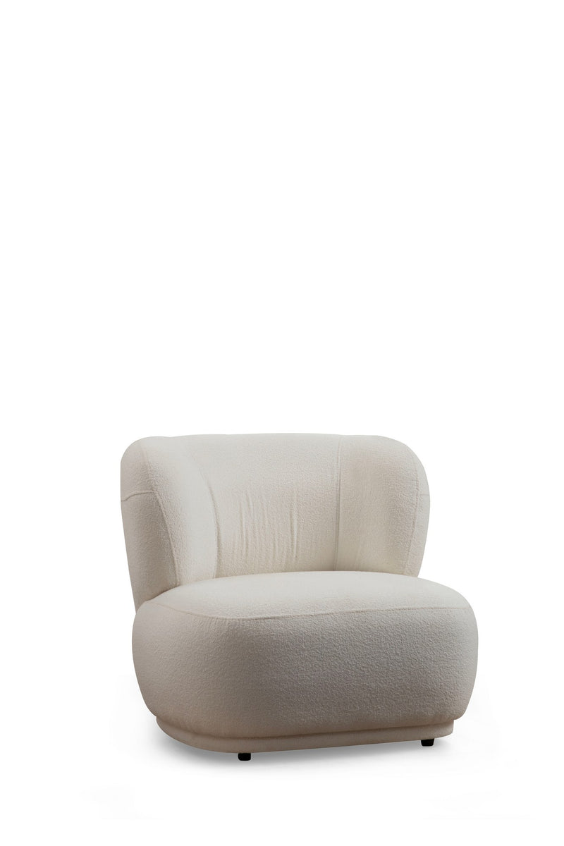 Fotoliu Asi Home Livorno - White  Lemn de Fag | PAL 85X80X78 cm