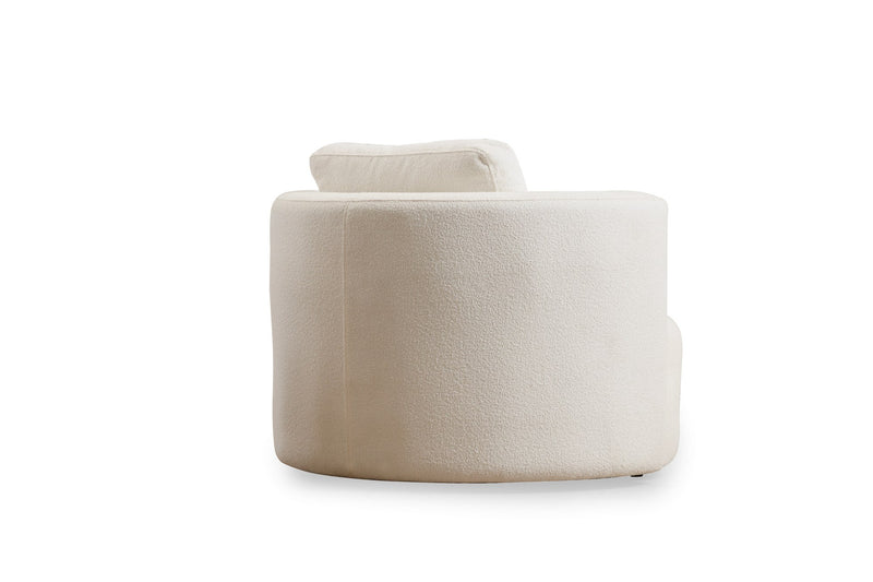 Fotoliu Asi Home Asos Cream - Wing  Lemn de Fag | PAL 100X105X71 cm