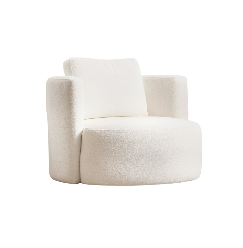 Fotoliu Asi Home Asos Cream - Wing  Lemn de Fag | PAL 100X105X71 cm