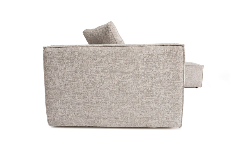 Colțar Asi Home Lora (L1-O1-1R-POUFFE ) - Mocha Lemn Carpen X303|193X65 cm