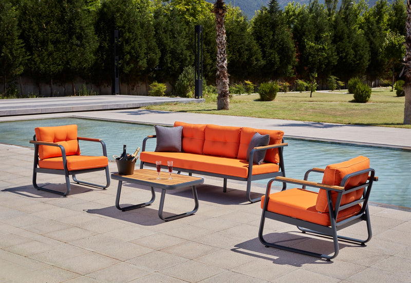 Mobilier Living Asi Home Rio, Portocaliu, 97x55 cm