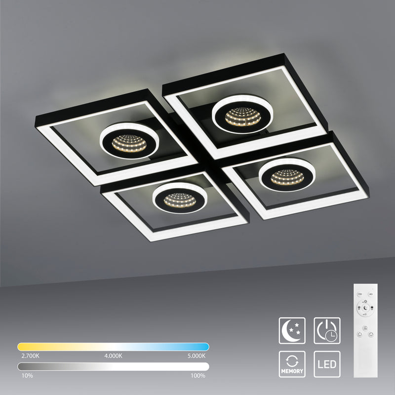 Plafoniera Paul Neuhaus TRAFORO LED Negru