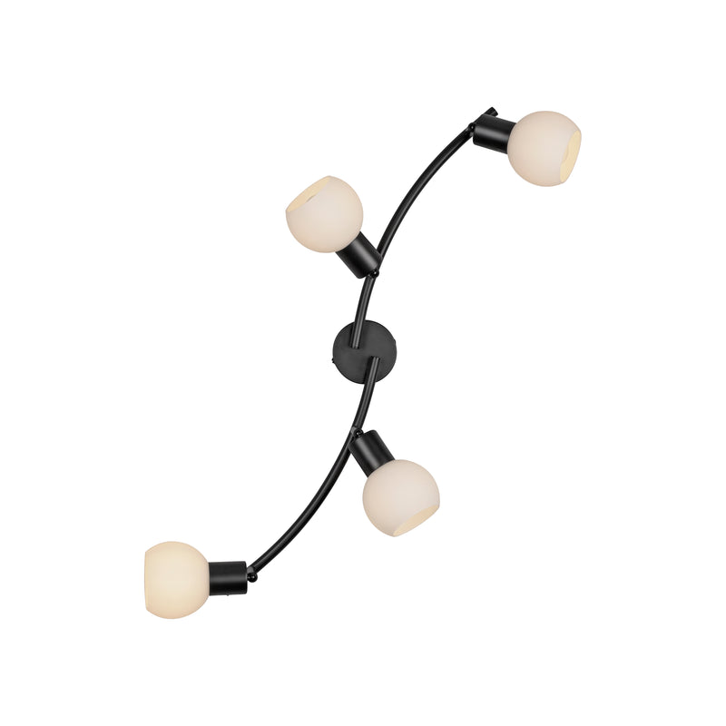 Plafoniera Paul Neuhaus LOKI 4xE14 Negru