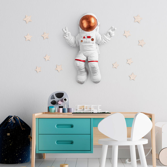 Accesoriu Decorativ pentru Perete Asi Home Peace Sign Astronaut - 3  35X10X47 cm