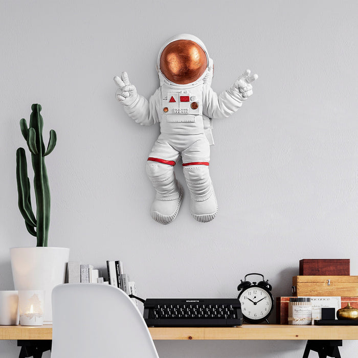 Accesoriu Decorativ pentru Perete Asi Home Peace Sign Astronaut - 3  35X10X47 cm